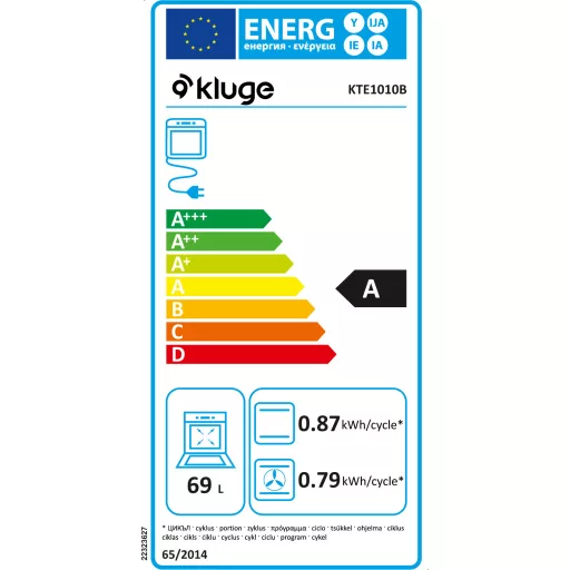 Kluge beépíthető multifonkciós fekete sütő, AIRFRY - WaterMarkt.hu