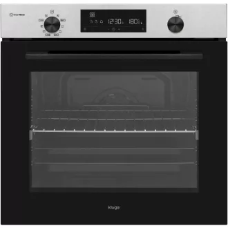 Kluge beépíthető multifunicós inox/fekete sütő, 78L - WaterMarkt.hu