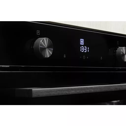 Kluge beépíthető multifonkciós fekete sütő, 75L - WaterMarkt.hu