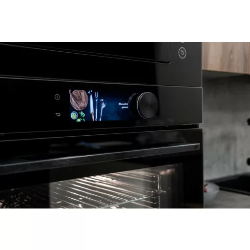 Kluge beépíthető multifonkciós fekete sütő, TFT - WaterMarkt.hu