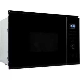 Kluge beépíthető mikrohullámú sütő grillel, 20L, fekete üveg - WaterMarkt.hu
