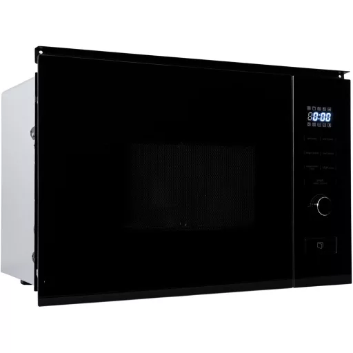 Kluge beépíthető mikrohullámú sütő grillel, 20L, fekete üveg - WaterMarkt.hu