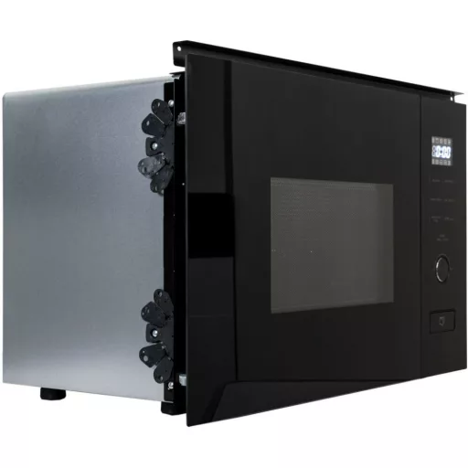 Kluge beépíthető mikrohullámú sütő grillel, 20L, fekete üveg - WaterMarkt.hu