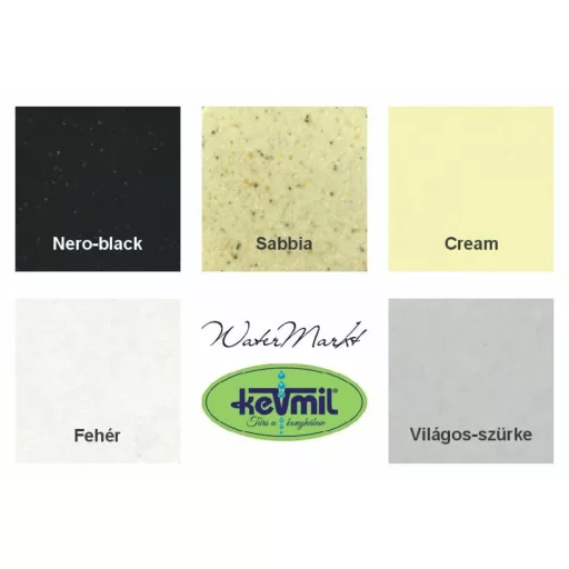 Kevmil gránit LINA exkluzív extra mély gránit mosogatótál - cream - WaterMarkt.hu