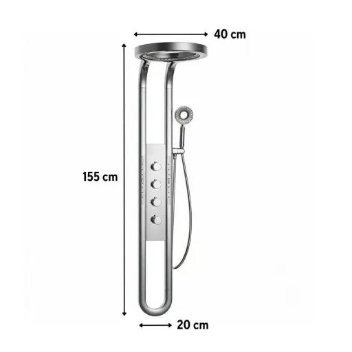 Aquajet hidromasszázs zuhanypanel - WaterMarkt.hu