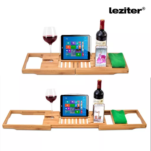Állítható fürdőkád tálca bambusz - WaterMarkt.hu