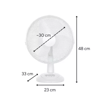 Breeze asztali ventilátor 40 W 34 cm - WaterMarkt.hu