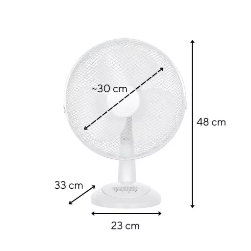 Breeze asztali ventilátor 40 W 34 cm - WaterMarkt.hu