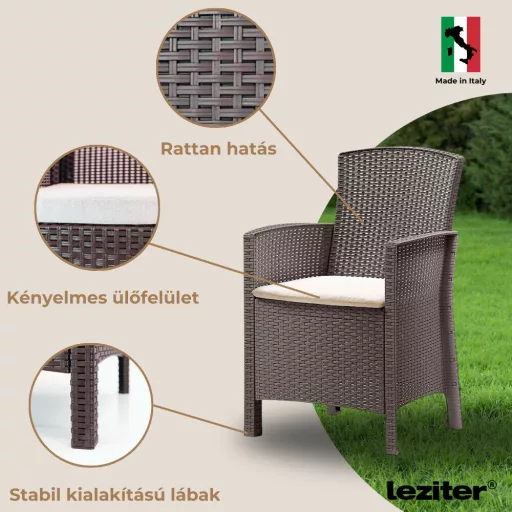 Lima műrattan karfás szék - WaterMarkt.hu