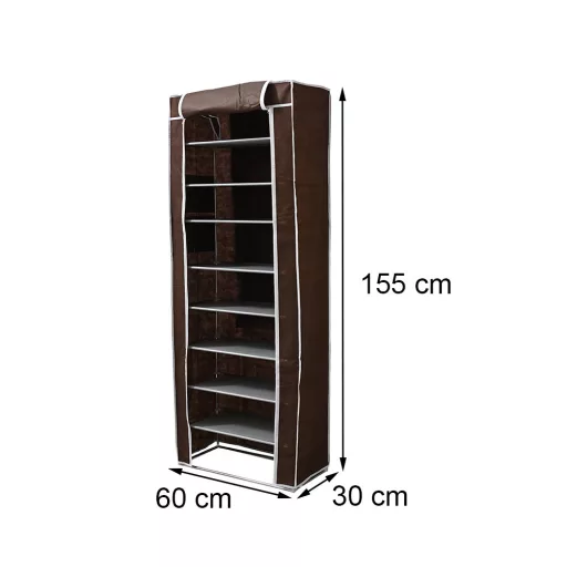 Cipősszekrény LCSZ-02 barna - WaterMarkt.hu
