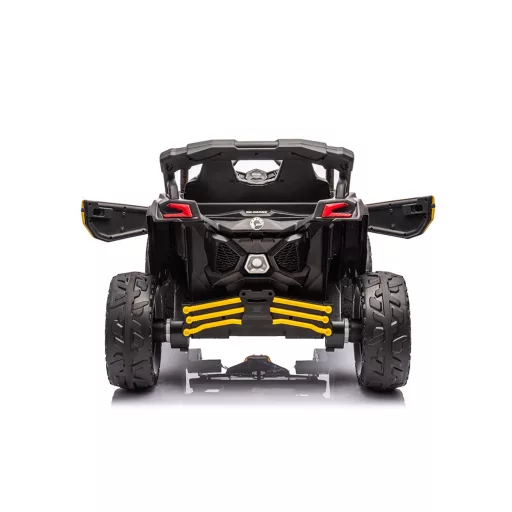 Elektromos gyerek buggy Can-Am Maverick 4x4 sárga 2 személyes