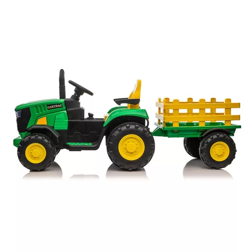 Elektromos traktor zöld