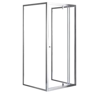 Flexi 80x90 cm falsíkra szerelhető aszimmetrikus zuhanykabin zuhanytálca nélkül - WaterMarkt.hu