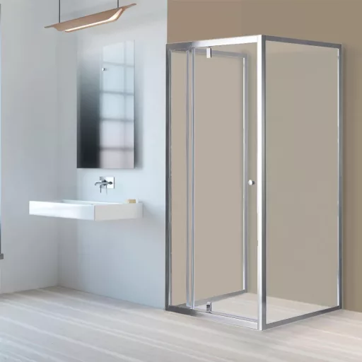 Flexi 80x90 cm falsíkra szerelhető aszimmetrikus zuhanykabin zuhanytálca nélkül - WaterMarkt.hu