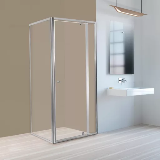 Flexi 90x90 cm sarokba szerelhető szögletes zuhanykabin zuhanytálca nélkül - WaterMarkt.hu