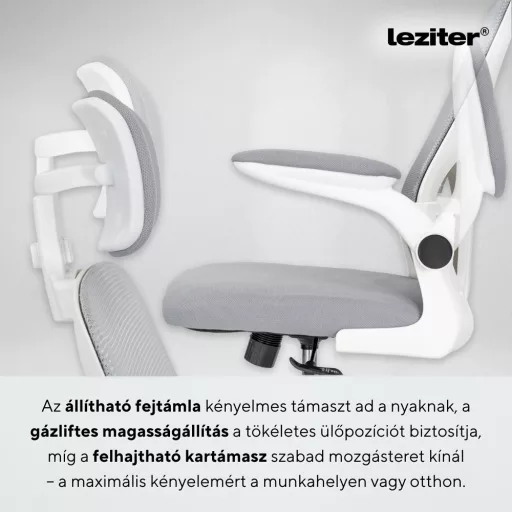 Family One íróasztal szett Flexo ergonomikus forgószékkel