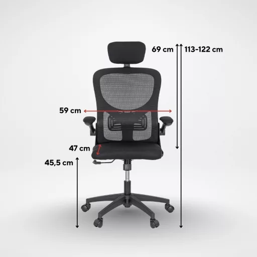 Family One íróasztal szett Flexo ergonomikus forgószékkel