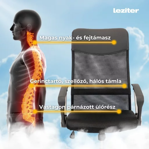 Family One íróasztal szett Fit ergonomikus forgószékkel