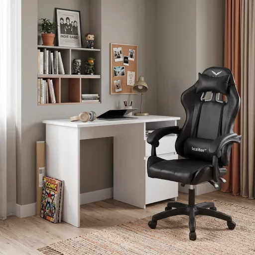 Family Pro íróasztal szett Raven gamer forgószékkel