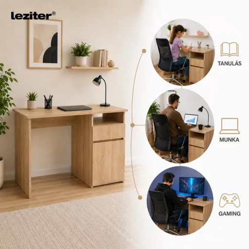 Family Pro íróasztal szett Raven gamer forgószékkel