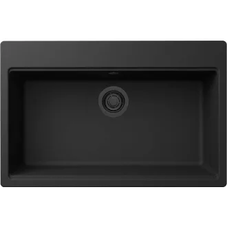 ELLECI - Mosogatótálca Time 130 G40 Nero fekete tartozékokkal - WaterMarkt.hu