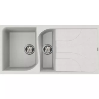 ELLECI - Mosogatótálca Ego 475 G52 Bianco Pietra - Kifutó termék! - WaterMarkt.hu