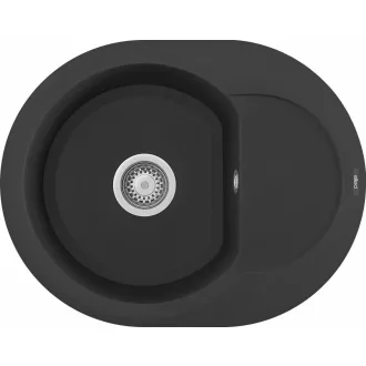 ELLECI - Mosogatótálca Easy ROUND 600 G40 Nero - WaterMarkt.hu