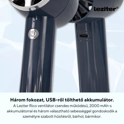 Rico kézi hordozható usb ventilátor 2000 mAh - WaterMarkt.hu