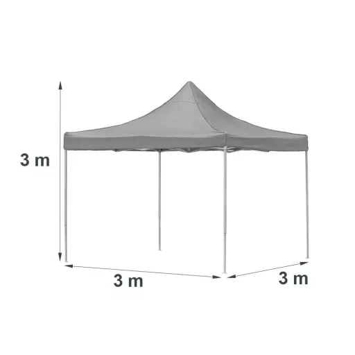 Összecsukható kerti pavilon 3x3 m - WaterMarkt.hu
