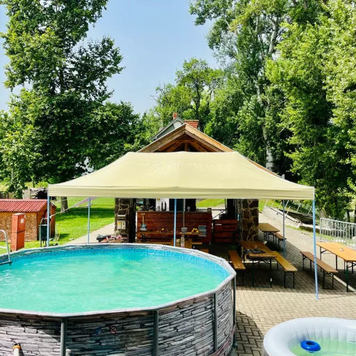 Összecsukható kerti pavilon 3x6 m - WaterMarkt.hu