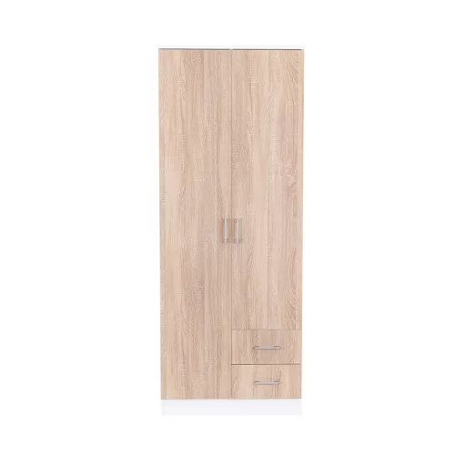 Miami gardróbszekrény 80x205 cm sonoma tölgy-fehér