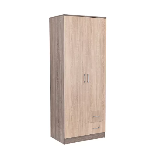 Miami gardróbszekrény 80x205 cm sonoma tölgy-yorki tölgy