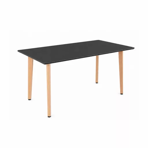 Silla 120 4+1 étkező garnitúra fekete-fekete