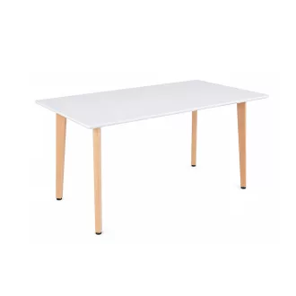 Silla 120 cm szögletes étkezőasztal fehér