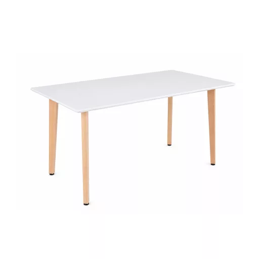 Silla 120 4+1 étkező garnitúra fehér-fekete