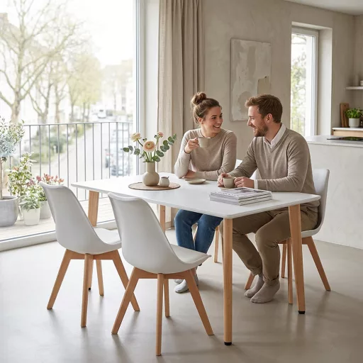 Silla 120 4+1 étkező garnitúra fehér-fehér
