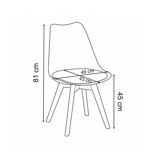 Silla 150 4+1 étkező garnitúra fekete-szürke