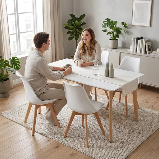 Silla 150 4+1 étkező garnitúra fehér-fehér