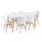 Silla 150 6+1 étkező garnitúra fehér-fehér