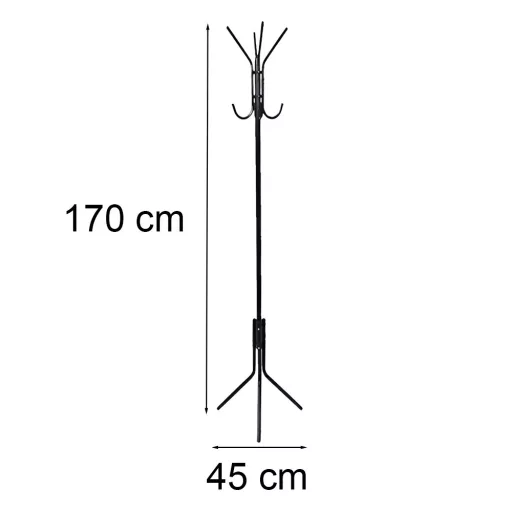 Állófogas LRA-04 fekete