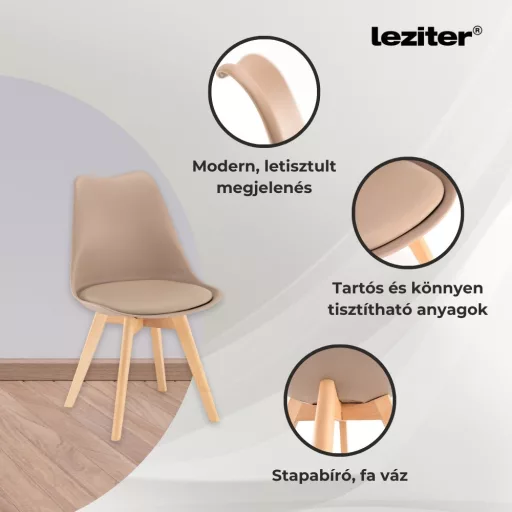 Velon 4+1 étkező garnitúra fehér-fekete - WaterMarkt.hu
