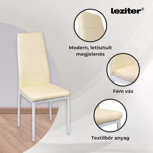 Nolen 4+1 étkező garnitúra bézs - WaterMarkt.hu