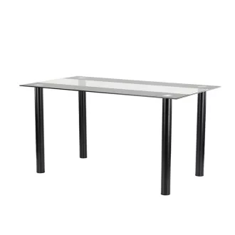Riona 140 cm szögletes üveg étkezőasztal - WaterMarkt.hu