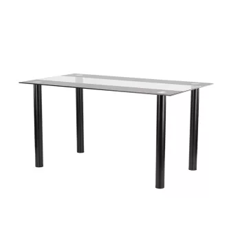 Riona 140 cm szögletes üveg étkezőasztal - WaterMarkt.hu