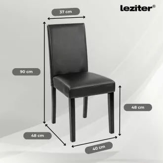 Cadiz 4+1 étkező garnitúra fekete-fekete - WaterMarkt.hu