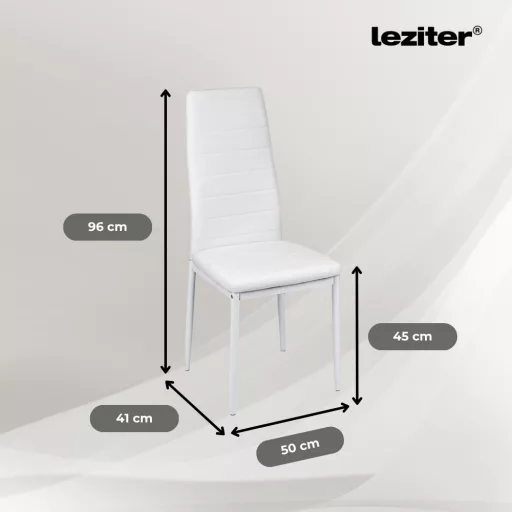 Norman 4+1 étkező garnitúra fehér - WaterMarkt.hu