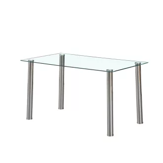 Berna 140 cm szögletes üveg étkezőasztal - WaterMarkt.hu