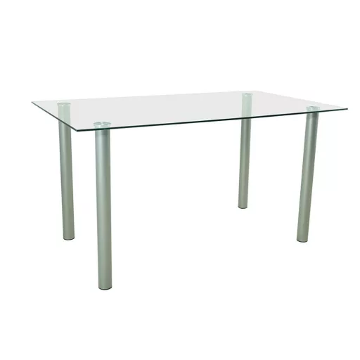 Berna 140 cm szögletes üveg étkezőasztal - WaterMarkt.hu