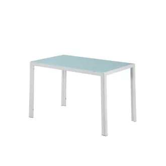 Ezra 120 cm szögletes üveg étkezőasztal - WaterMarkt.hu