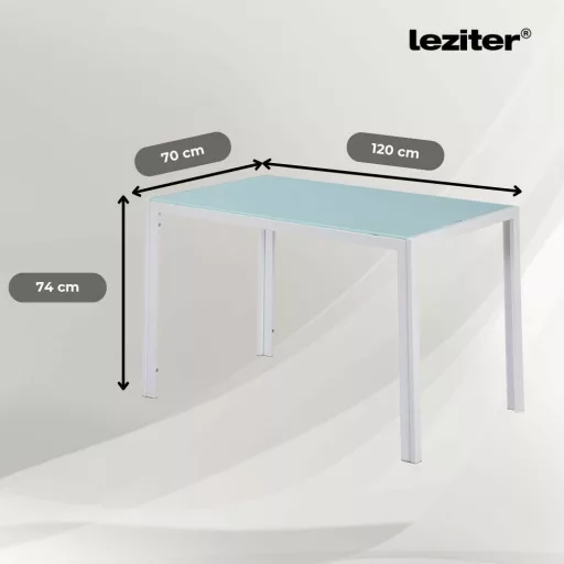 Liva 4+1 étkező garnitúra fehér-fekete - WaterMarkt.hu